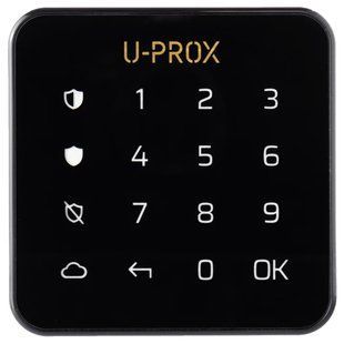 U-Prox Keypad G1 Black Бездротова сенсорна клавіатура для однієї групи 99-00013657 фото