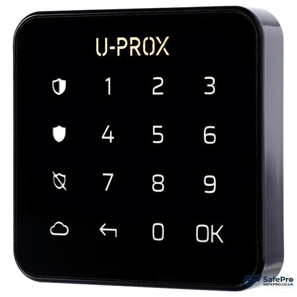 U-Prox Keypad G1 Black Бездротова сенсорна клавіатура для однієї групи 99-00013657 фото