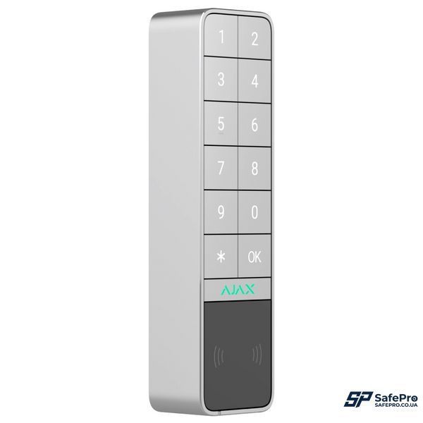 Ajax KeyPad Outdoor Jeweller (8EU) ASP white Бездротова клавіатура 99-10030009 фото