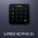U-Prox Keypad G1 Black Бездротова сенсорна клавіатура для однієї групи 99-00013657 фото 5