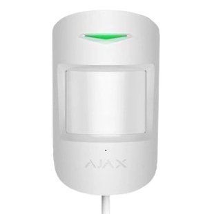 Проводной извещатель движения и разбития стекла Ajax Superior CombiProtect white Fibra 99-00011026 фото
