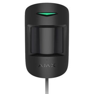 Дротовий сповіщувач руху та розбиття скла Ajax Superior CombiProtect black Fibra 99-00011035 фото