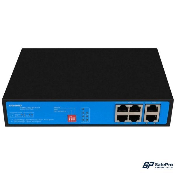 Ewind EW-S1906CF-AP POE Комутатор 6 портів некерований 99-00018259 фото