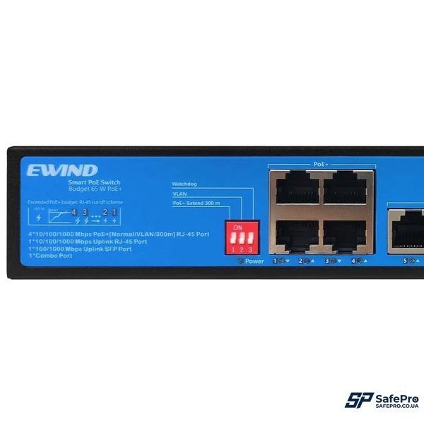 Ewind EW-S1907CG-AP PoE Комутатор 7 портів некерований 99-00018264 фото