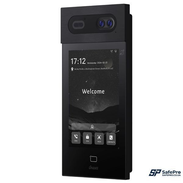 Dnake S617/F (врізна) S617 Android 8" IPS IK08 Виклична панель 99-00021151 фото