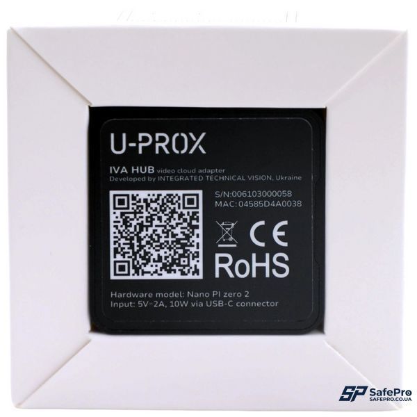 U-Prox IVA HUB cloud adapter Адаптер хмарного відеоспостереження 99-10036755 фото