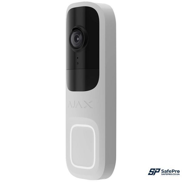 Ajax Doorbell White RAL 9003 Відеодзвінок 99-10024639 фото