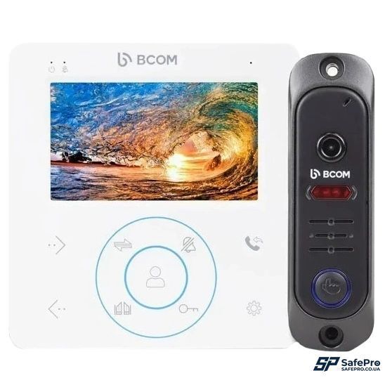 BCOM BD-480M White Kit Комплект відеодомофона 99-00018836 фото BCOM BD-480M White Kit Комплект відеодомофона 99-00018836 фото