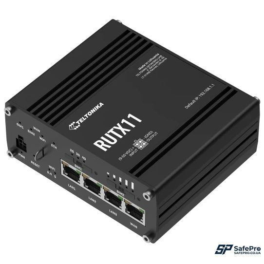 Teltonika RUTX11 Промисловий стільниковий маршрутизатор 99-10026559 фото
