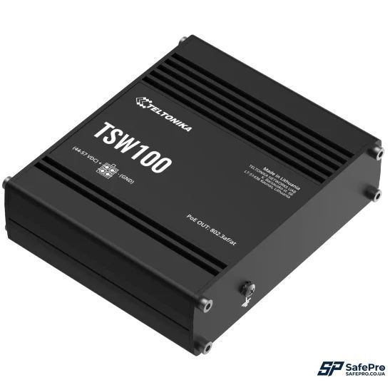 Teltonika TSW100 POE+ Коммутатор 5 портов неуправляемый 99-10026535 фото