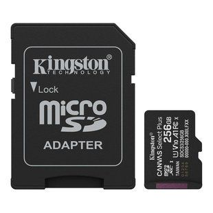 Kingston microSD 256GB C10 UHS-I A1 V10 R150MB/s + SD Карта пам'яті 99-10028161 фото