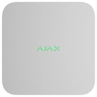 Ajax NVR DC (16ch) white Відеореєстратор 99-10025183 фото
