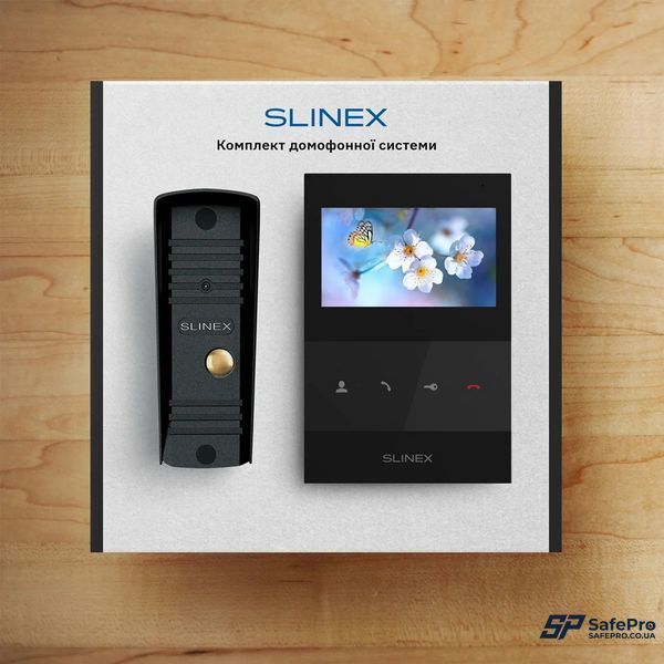 Slinex SQ-04(Black)+ML-16НD(Black) Комплект відеодомофону 99-00014499 фото